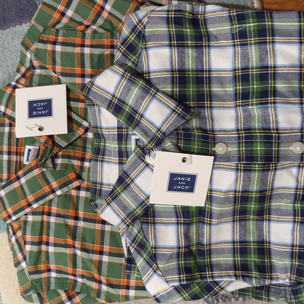 Boys 4t Janie and jack long sleeve shirts